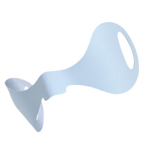Reusable Kids Windproof Face Mask Polyester Fiber Face Cover For Skiing & Clear blue