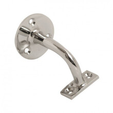Fort Fasteners Handrail Bracket Heavy Duty 2.5 Inch Chrome Pack Of 1