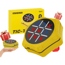 Travel Ready Game Board Set For Picnics Parties And Educational Fun Yellow