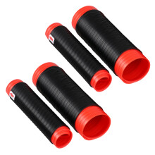 Against Slip Cycle Handle Canopies Shock Absorption Motorbike Grip Protectors Black