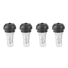 Universal Aluminium Alloy Valve Stem Caps 4 Pack