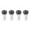 Universal Aluminium Alloy Valve Stem Caps 4 Pack 1