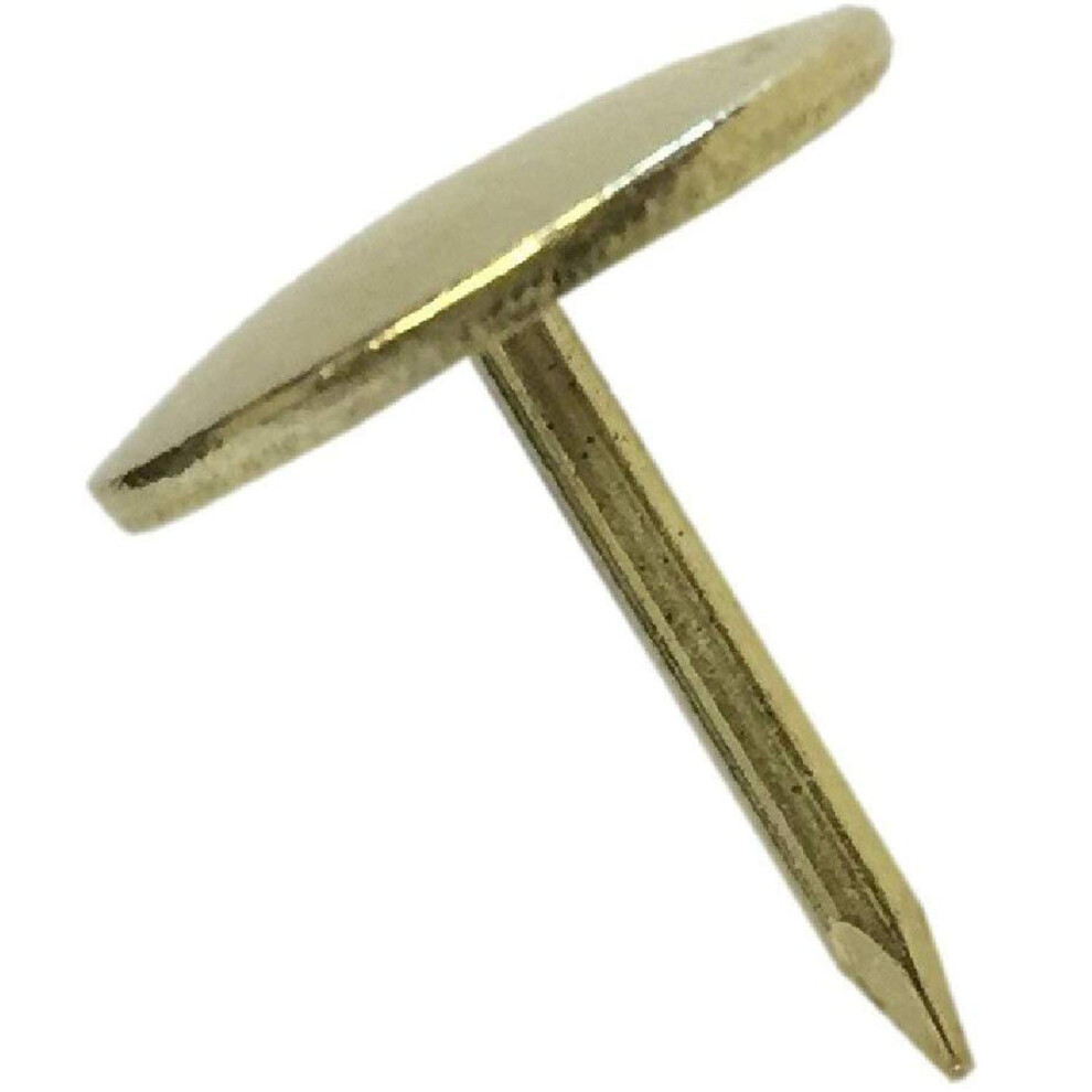 Fort Fasteners Drugget Nails 28Mm Brassed Maxi 15 Nails 5057670032256