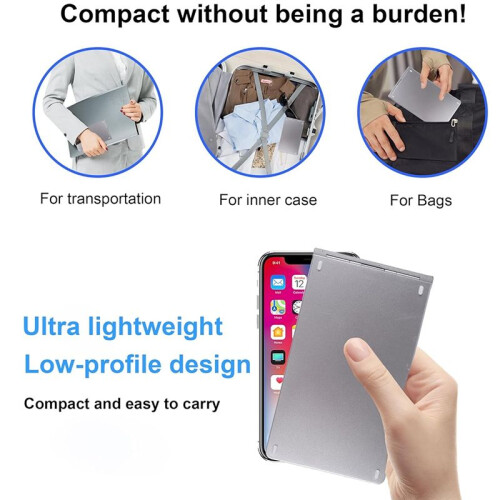 Foldable   Keyboard. Portable Ultra-Thin Multi-Device Wireless Keyboard. 66-Key Rechargeable Keyboard 2