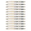 12Pcs Retractable Gel Pen 0.5mm Quick Drying Smooth Writing for Office School Blue 1