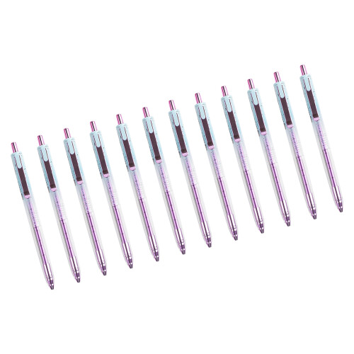 Retractable Office Pen 0.5mm Dark Ink Fast Dry Technology Study Work Supplies Bp