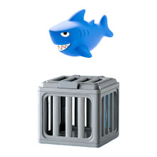 Interactive Pool Diving Rescued Toy Set For Kids Water Game Fun With Cage Animal sharkaaa