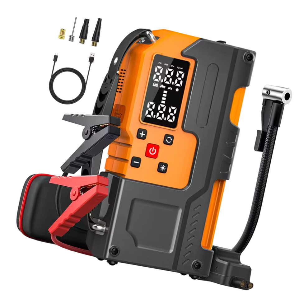 Emergency Roadside Assistance 12V Car Jump Starter And Tire Inflator High Configuration 7754004713024