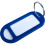 Bulk Hardware Key Ring Label Tags And Rings 48mm Blue Trade 5 Label Tags 1