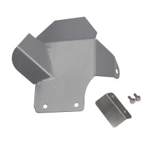(Silver) Motorcycle Heat Insulation Cover Motorcycle Insulation Guard Metal Heat Insulation Cover fitting for ADV790R 890S Orange