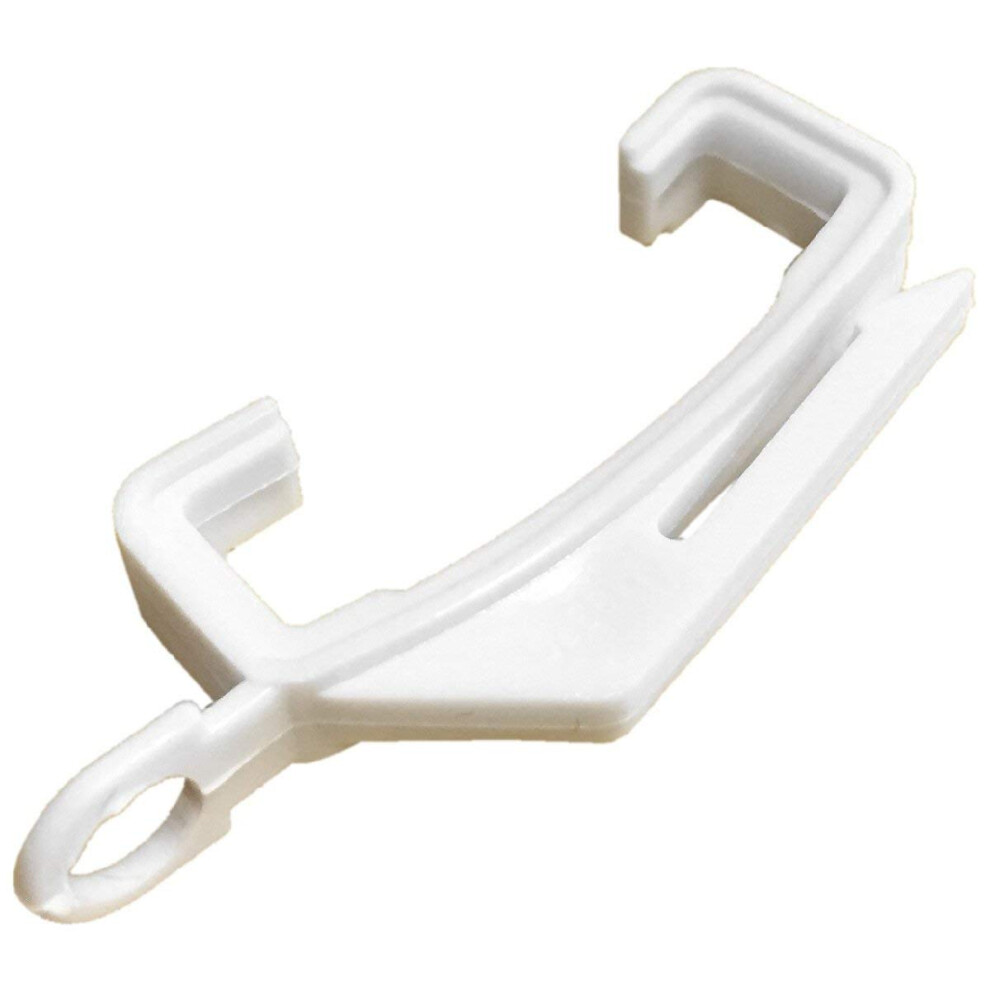 Fort Fasteners Curtain Rail Gliders To Fit Decorail Track White Mega 500 Gliders 5057670045591