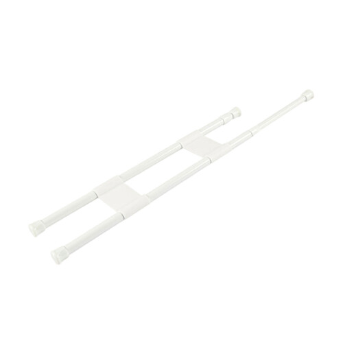 Strong Telescopic Rod Secure Hold Device Suitable for Camping 1 set white 40 to 70