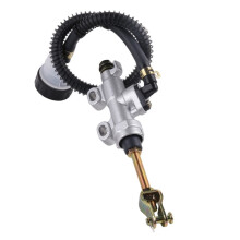 Universal 45mm Motorcycle Rear Brake Master Cylinder with Fluid Reservoir for Pit Dirt Quad ATV Bike