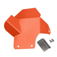 (Orange) Motorcycle Heat Insulation Cover Motorcycle Insulation Guard Metal Heat Insulation Cover fitting for ADV790R 890S Orange