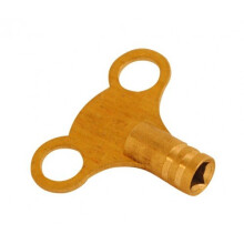 Fort Fasteners Radiator Key Ear Head Polished Brass Pack Of 100