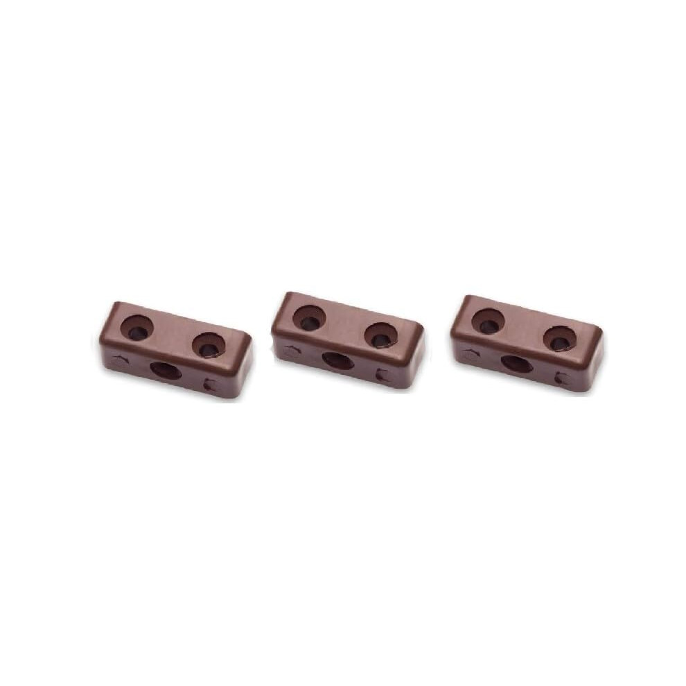 Fort Fasteners Modesty Block Brown Pack Of 10 5057670070968