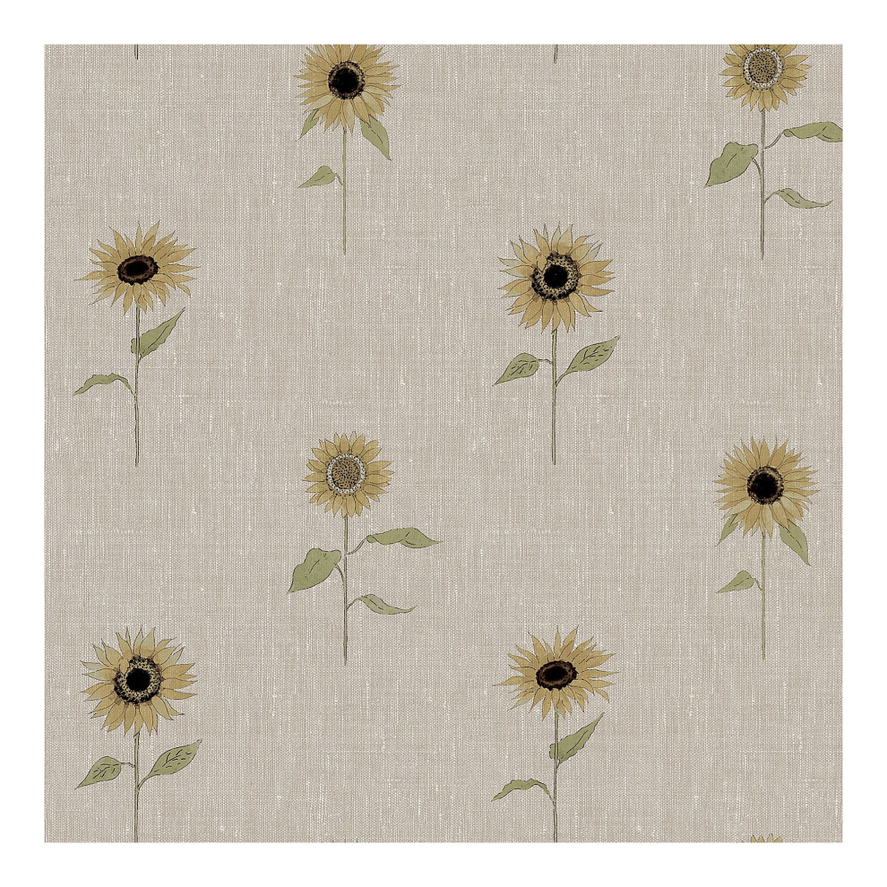 Sophie Allport Sunflowers Woven Wicker Wallpaper Brown - Image 3