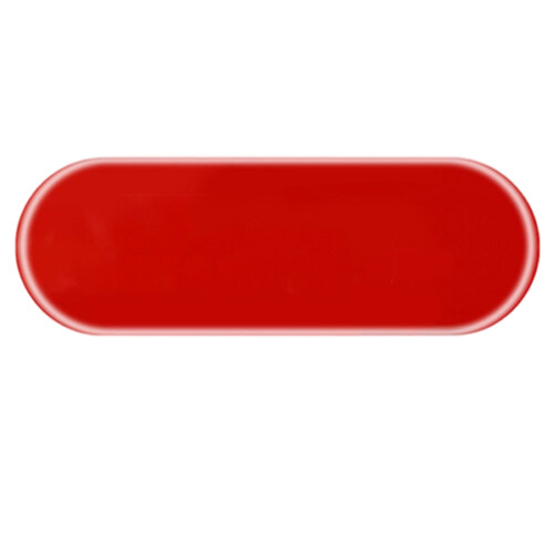 ABS Armrest Panel Cover Adhesive Install Scratch Resistant Storage Box Lid Cap Vibrant red