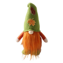 Autumn Fall Gnome Maple Leaf Pumpkin Swedish Nisse Tomte Elf Dwarf Thanksgiving Day Gift Farmhouse Tiered Tray Decorations
