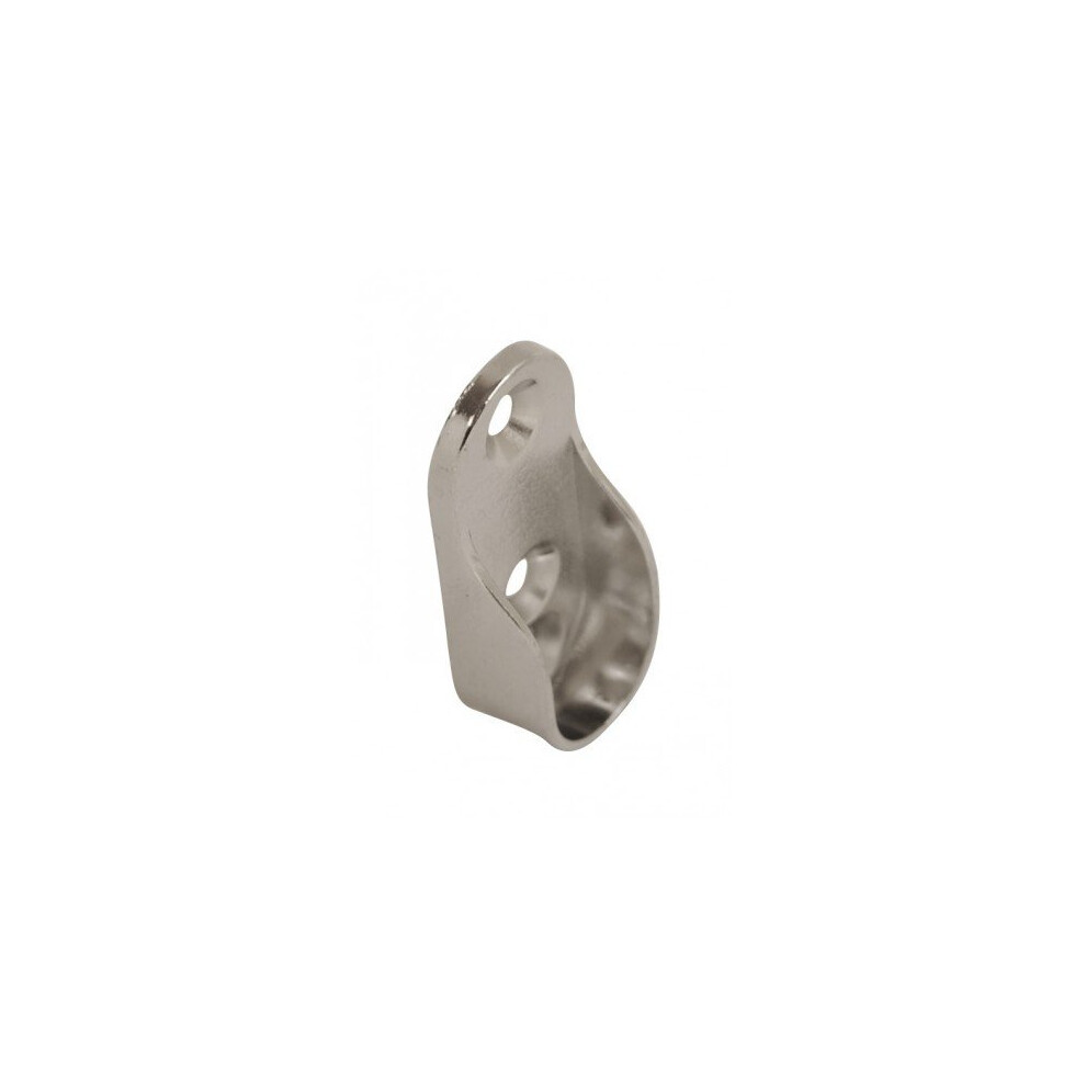 Fort Fasteners Wardrobe Rail Socket Oval Cp Pack Of 100 5057670024374