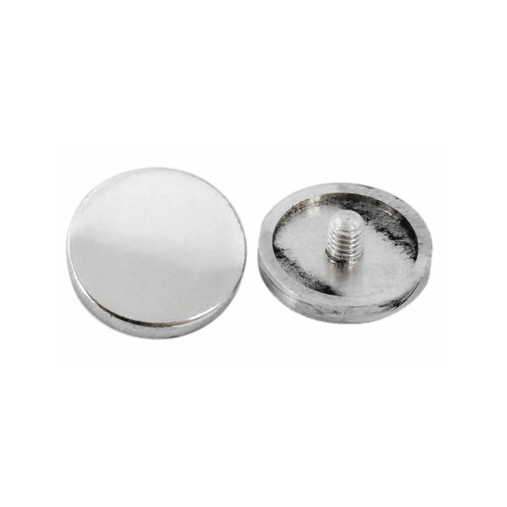 Fort Fasteners Mirror Disc Only (For Mirror Screws) 13Mm Chrome, Pack Of 100 5057670024831