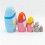 Traditional Russian Matryoshka Nesting Doll Easter Rabbit Theme Stacking Game Toy 9