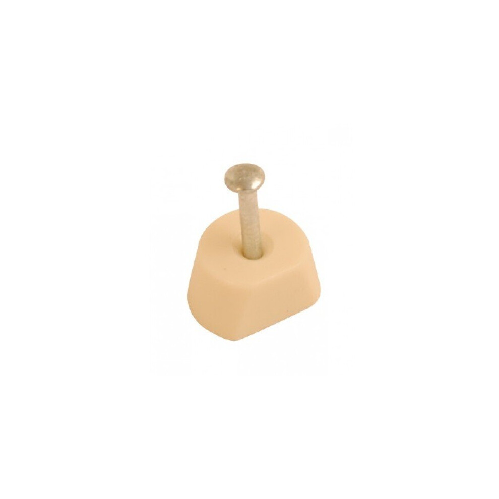 Fort Fasteners Nail In Shelf Support Beige Pack Of 100 5057670027917