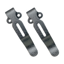 Stainless Steel Pocket Clip For 515 535 Series Folding Cutter Easy To Install White