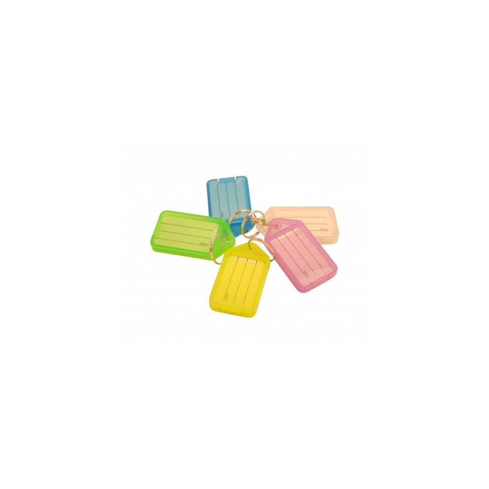 Fort Fasteners® Key Tag Large Assorted Colours Pack Of 100 5057670028372