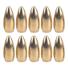 Premium Copper Fishing Weighted Space Bean Quick-Sinking Fishing Pendants 21g