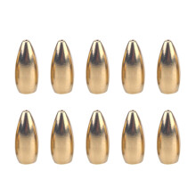 Brasses Fishing Sinkers Space Bean Quick-Sinking Fishing Pendants Fishing Tackle 7g