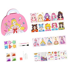 Magical Princess Makeup Sticker Set Cosmetic Toy Kids Educational Craft Project A