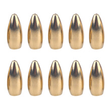 Brasses Fishing Sinkers Space Bean Quick-Sinking Fishing Pendants Fishing Tackle 10g