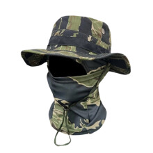 Sun Resistant Comfortable Boonie Cap Mask Scaf For Men Women Outdoor Lover tabby.