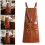 Waterproof PU Leather Apron With Adjustable Straps Multiple Pockets For Coffee color 3