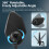 Bicycles Handlebar Mirror, Cycling Bikes Rear View Mirror, 360 Degree Adjustable 8