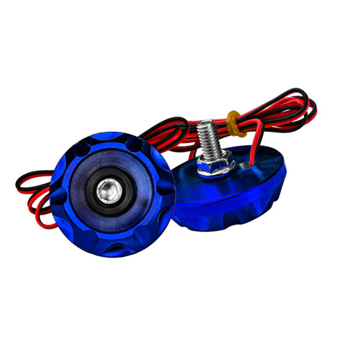 Strong LED Motorcycle Turn Signals Anti Vibration Enhanced Night Visibility Blue
