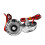 High Visibility Motorcycle Side Signal Lights with Multiple Flashing Modes Silver 1