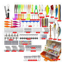 Strengthened ABS Build 4 Section Fishing Case Contains 547 Important 415 pieces three lay