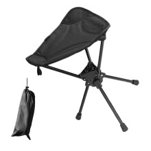 Heavy Duty Outdoor Lawns Chair for Camping Hiking Picnics Beach, Camping Chair Black