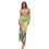 Swimming Suit Polyester Texture Suitable for Beach and Pool Amusement Use Green M 1