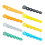 Plastic Fly Tying Stacker With 5 Size Hole Fly Tying Tool for Uniform Fly Silver gray 2