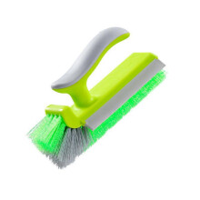 Strong Plastic Crevice Cleaner with Ergonomic Grip for Car Interior Motorcycle Green
