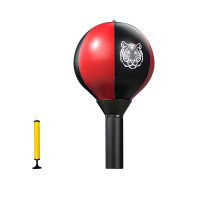 Desktop Boxing Training Ball For Adults And Teens Having Stable Suction Base Black red