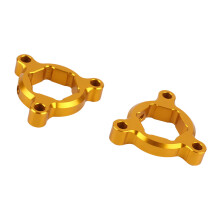 Motorcycle Front Anodized Fork Preload Adjusters Universal for Multiple Model Gold