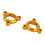 Motorcycle Front Anodized Fork Preload Adjusters Universal for Multiple Model Gold 1