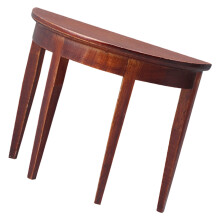 Wooden Miniature Furniture Table Model Simulation For Dollhouses Models Maroon
