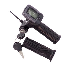 ABS Motorbike Driver Grip 0.1s Response Time LCD Screen For Ebike Conversion about