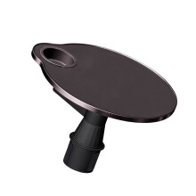 Foldable Car Meal Stand With Sturdy base For motorcyclists Coffee color
