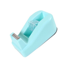 Tape Dispenser Holder Lightweight Tape Cutter Tool With Smooth Operation Lake blue